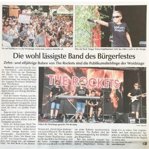 Die wohl lässigste Band des Bürgerfestes