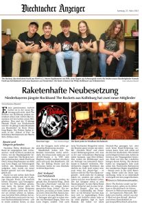 Raketenhafte Neubesetzung